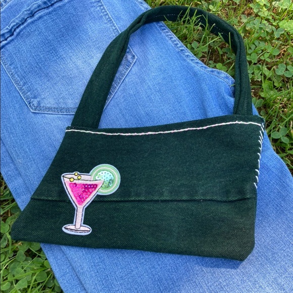 HANDMADE DENIM PURSE - Picture 3 of 4